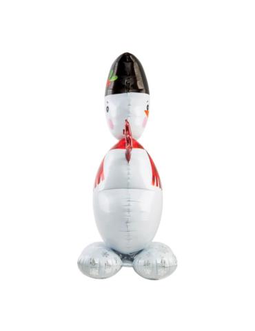 1 Balon Bałwanek Stojący Foliowy 147870 bałwan 3D 70x110 Święta boże narodzenie