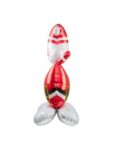 1 Balon Mikołaj Stojący Foliowy 147887 3D 70x147cm święta boże narodzenie