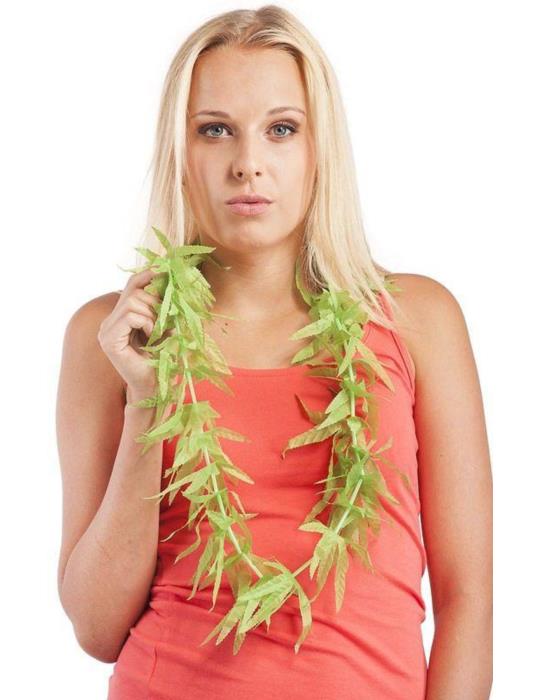 1 Kwiaty hawajskie Zielone Liście CA254 Jamajka Marichuana Rasta Aloha