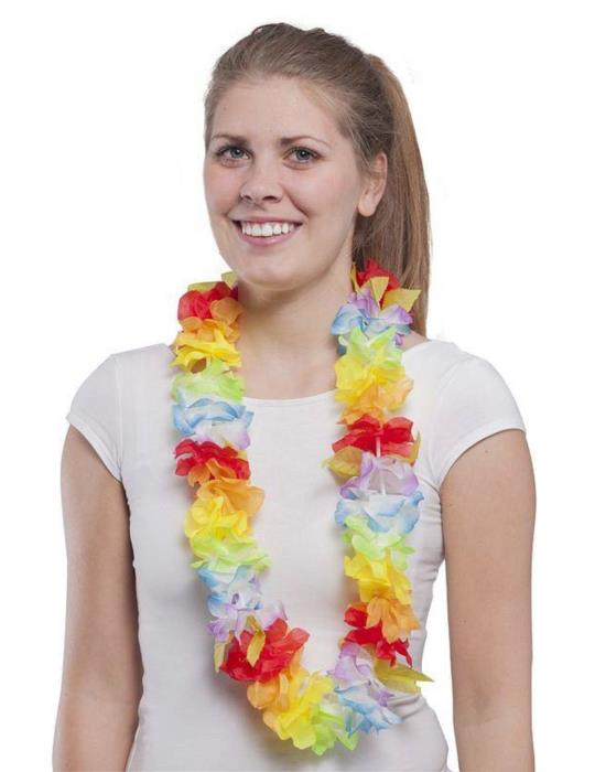 1 Kwiaty Hawajskie Multikolor LUX CA256 naszyjnik hawajski Aloha girlanda