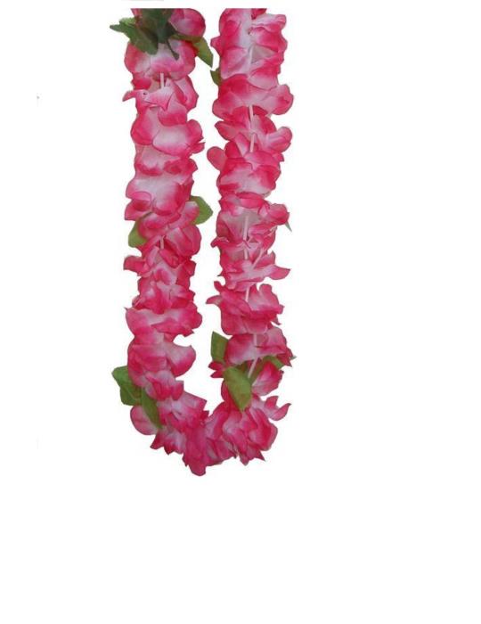 1 Kwiaty Hawajskie Różowe CA255R naszyjnik