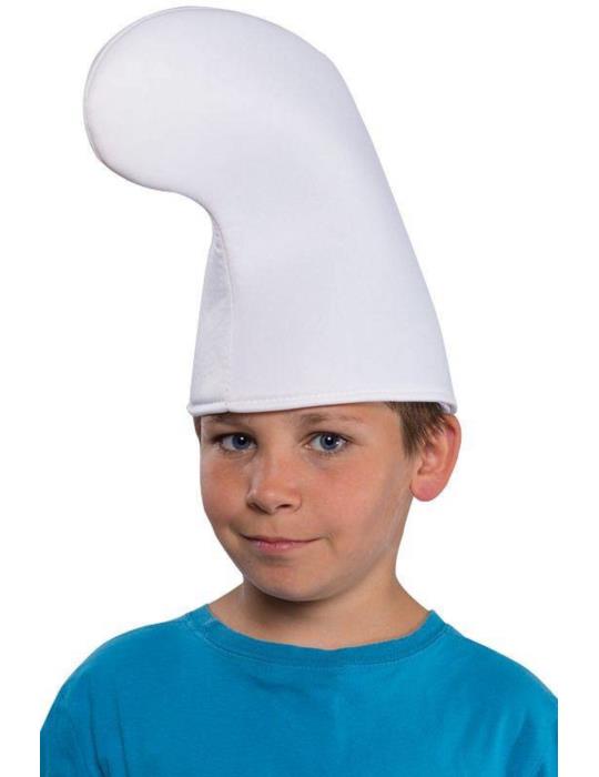 1 Czapka Krasnoludka Smerf Biała CC173
