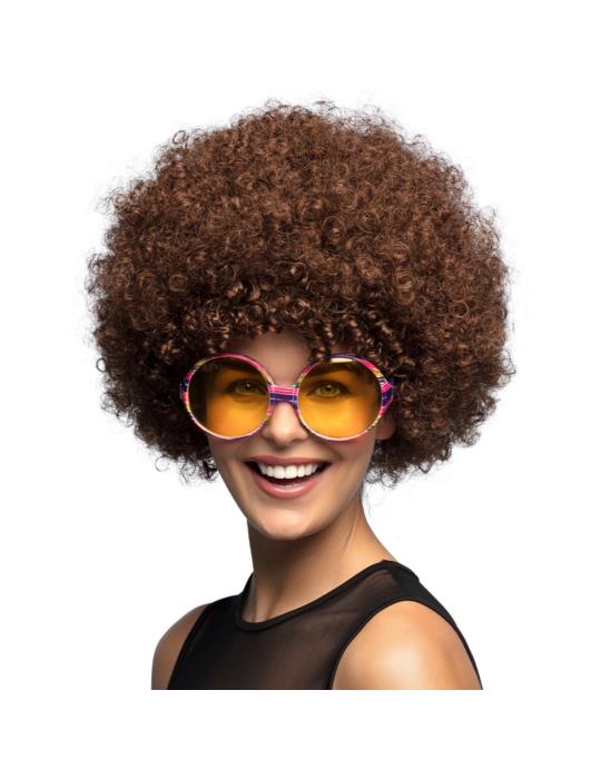1 Peruka Afro Brązowa GIGANT CP001