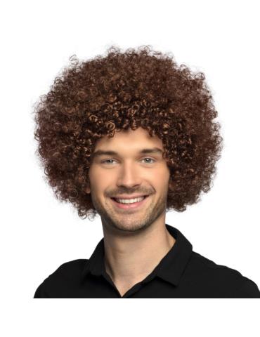 1 Peruka Afro Brązowa GIGANT CP001