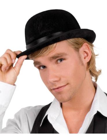 1 Melonik Czarny Chaplin Elegant CC147 Filcowy Męski