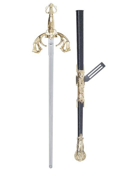 1 Szpada Metalizowana Szabla CA030 Ułana Muszkietera Rycerza