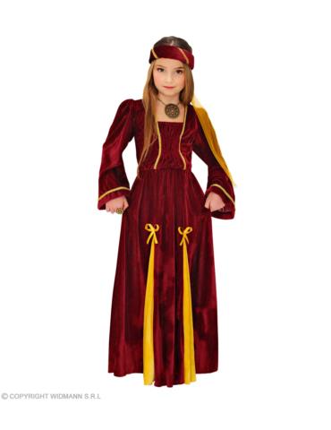 Strój Księżniczka Barbara 134/140 12537W Ksieżna Święta Królowa Średniowiecza