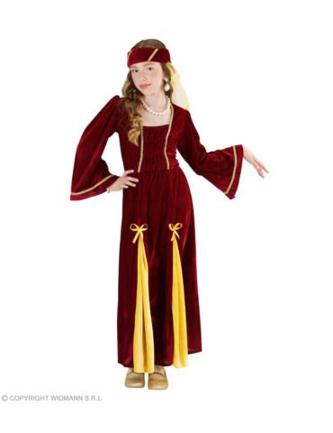 Strój Księżniczka Barbara 12536W 122/128 Ksieżna Święta Królowa Średniowiecza