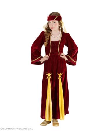 Strój Księżniczka Barbara 12536W 122/128 Ksieżna Święta Królowa Średniowiecza